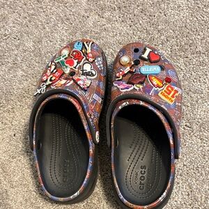 Multicolor Graphic Crocs